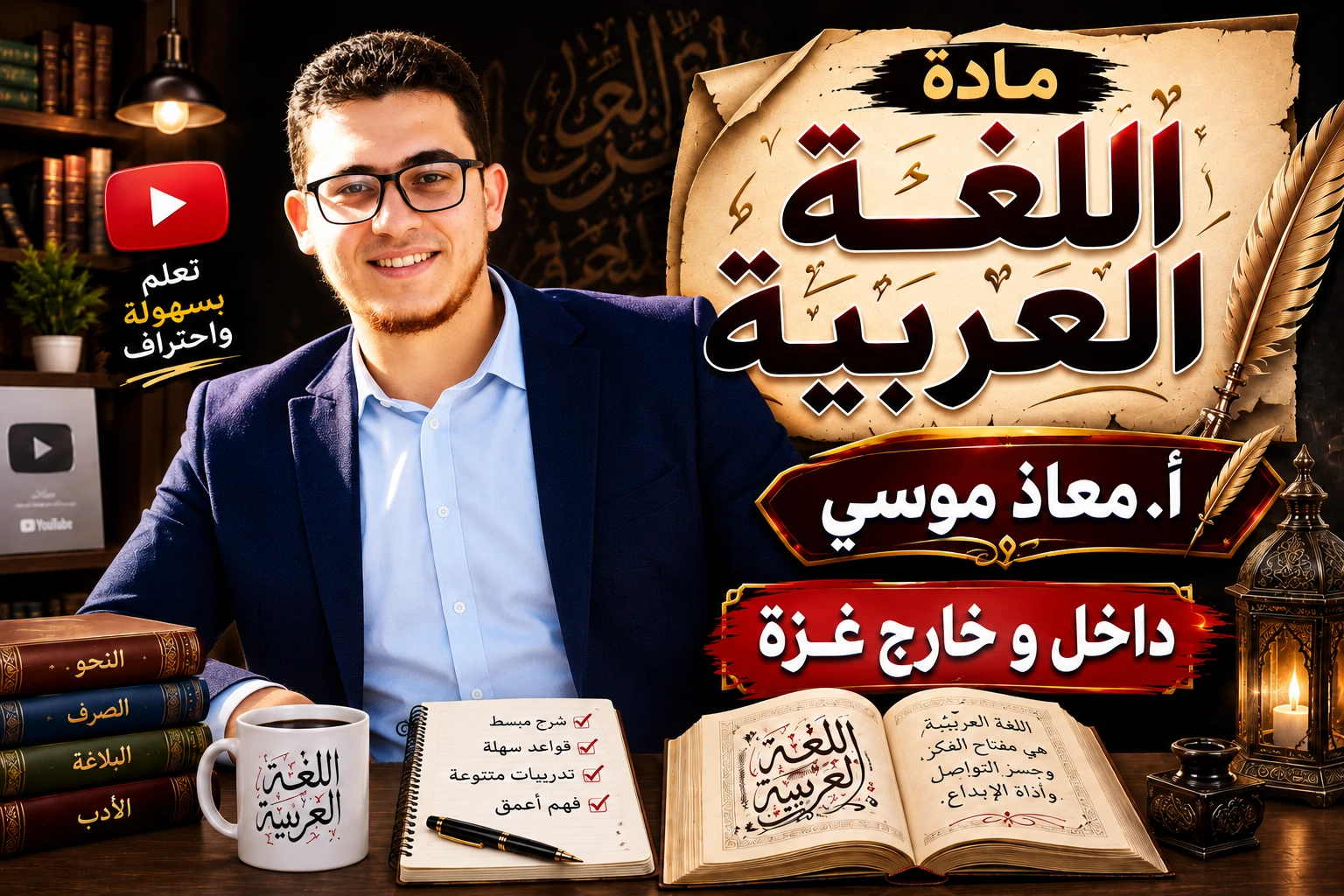 اللغة العربية - أ/ معاذ موسي