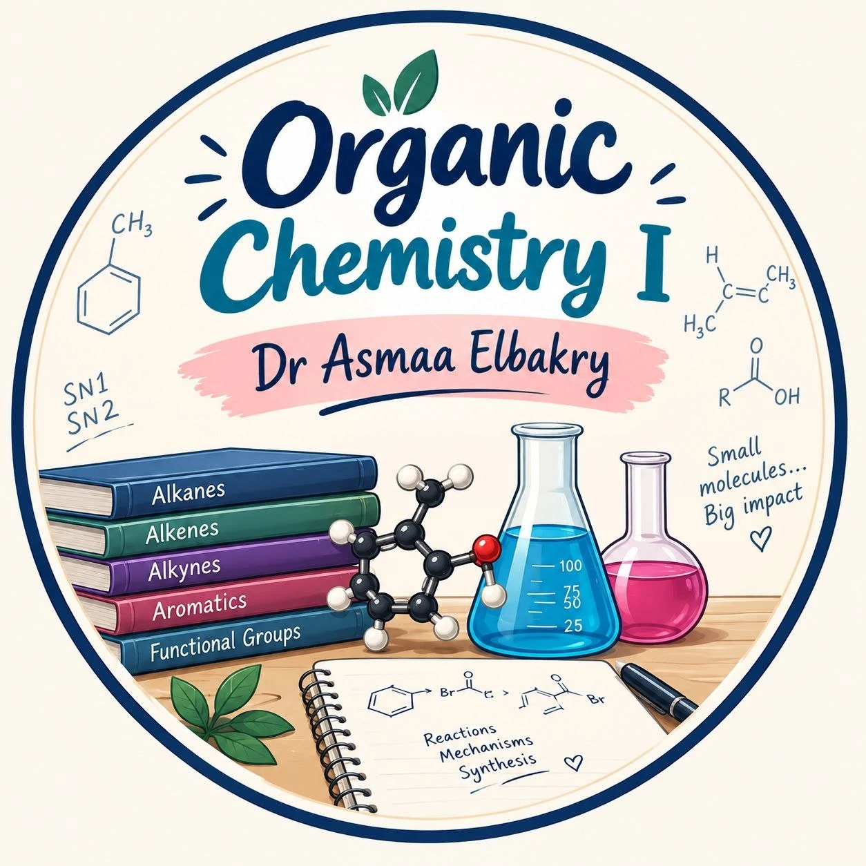 Oganic I - Fall 26 by Dr Asmaa Elbakry