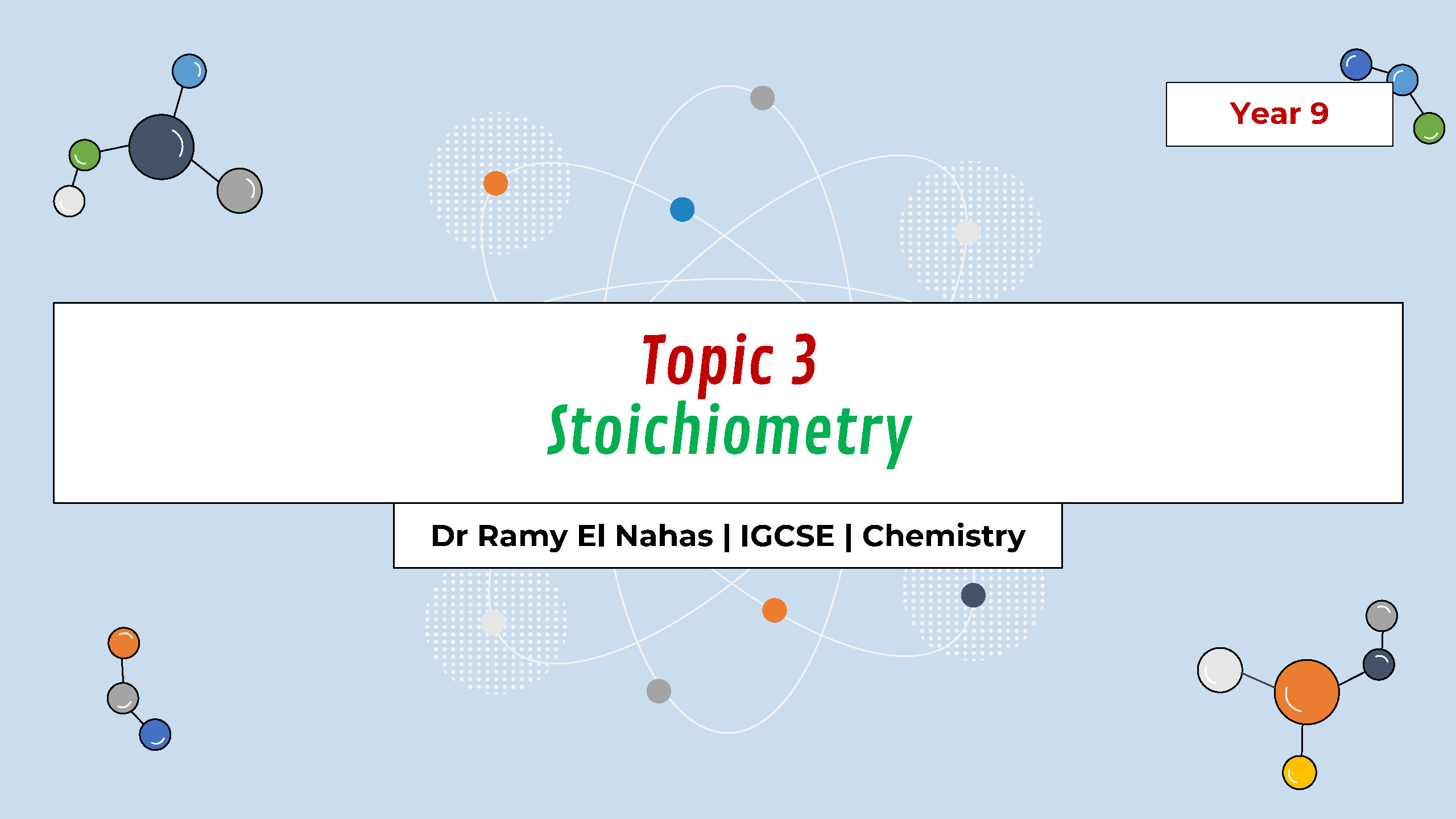  Stoichiometry