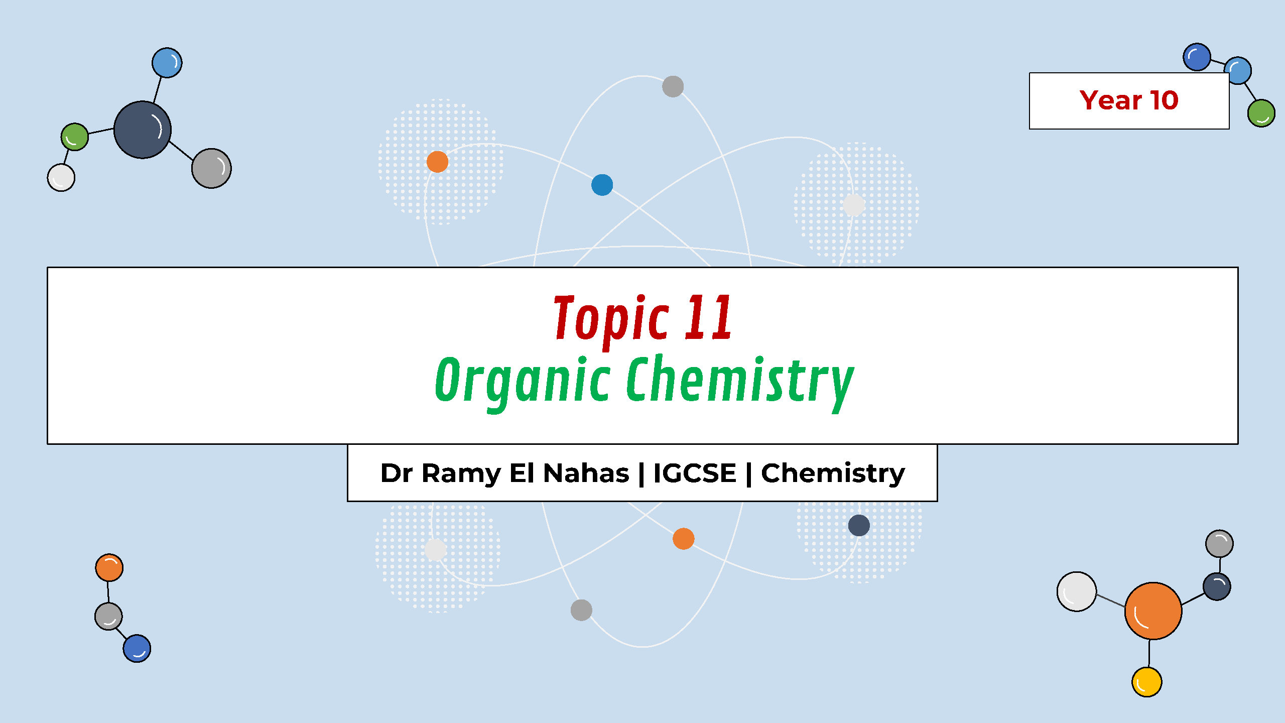  Organic Chemistry