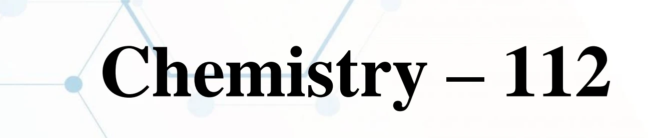 دورة كيمياء 112 فاينل للعام 1447