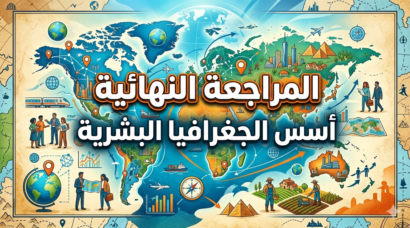 المراجعة النهائية أسس الجغرافيا البشرية