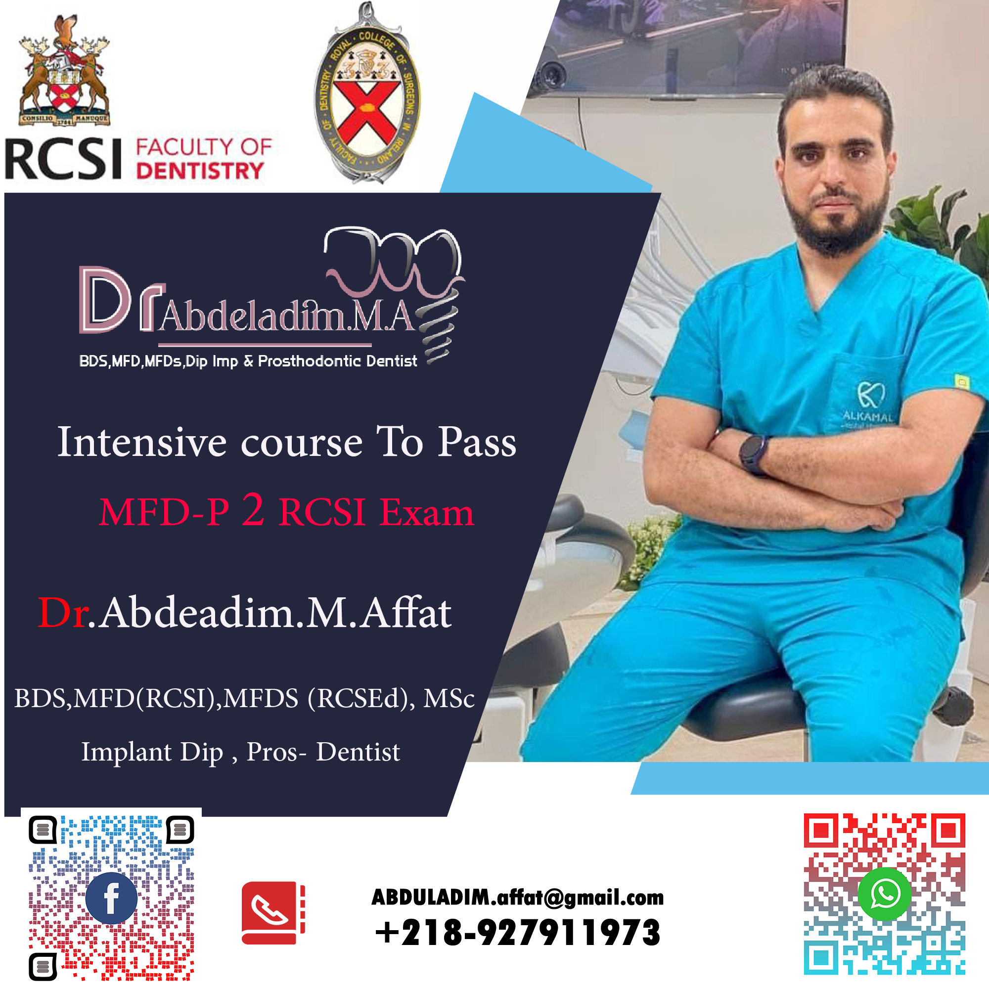 Intensive Course to pass MFD-P2 RCSI Exam