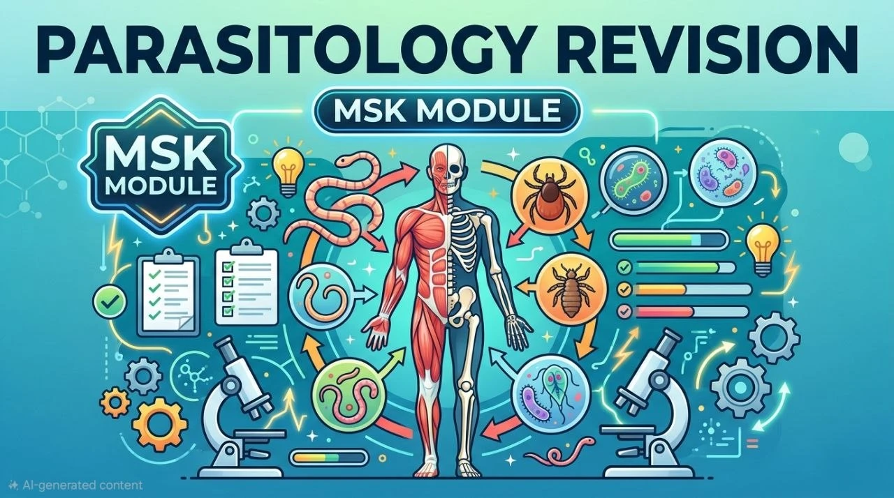 Revision Parasitology MSK By Dr. AHMED AYMEN