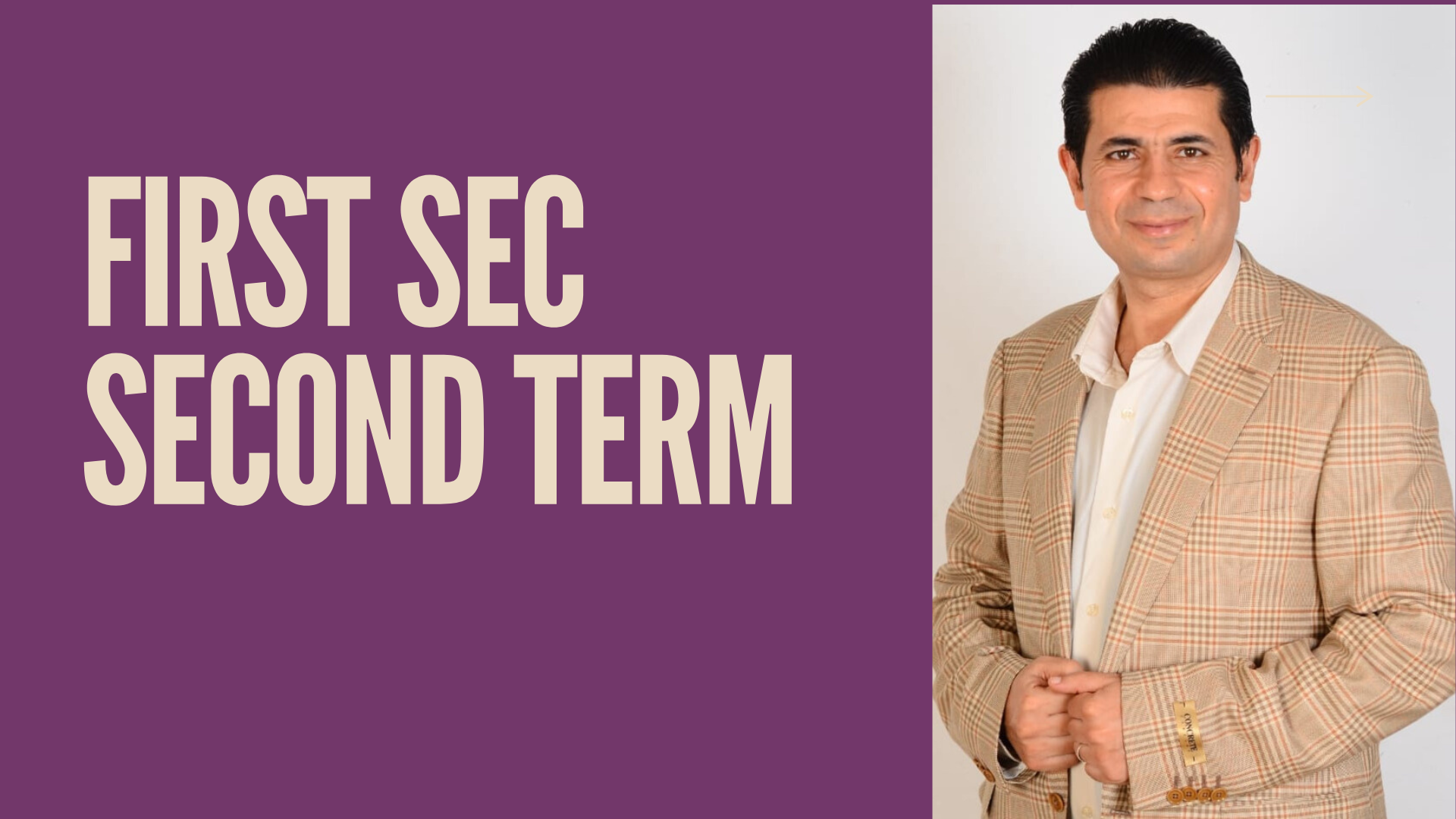 first secondary second  term