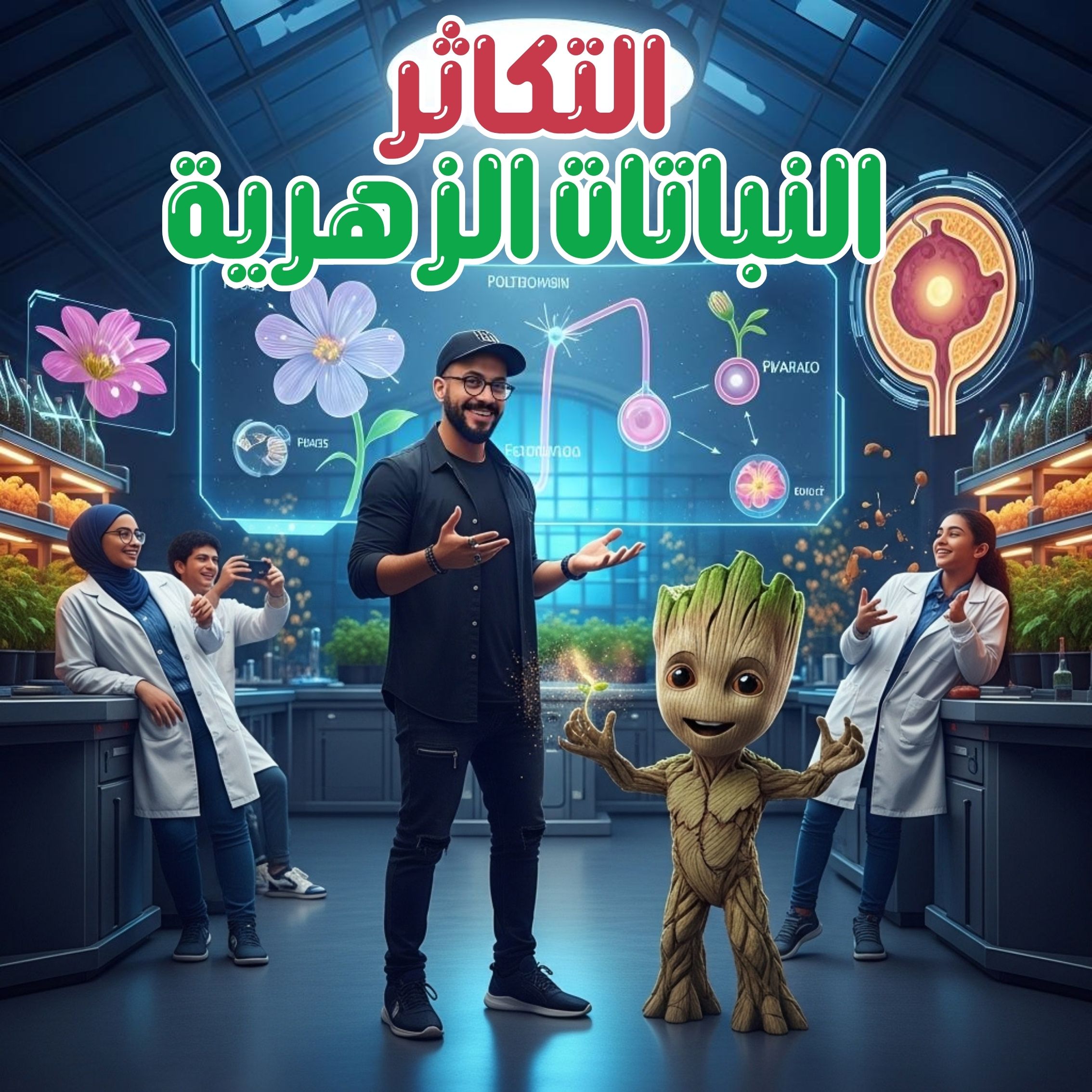 التكاثر - فى النباتات الزهرية