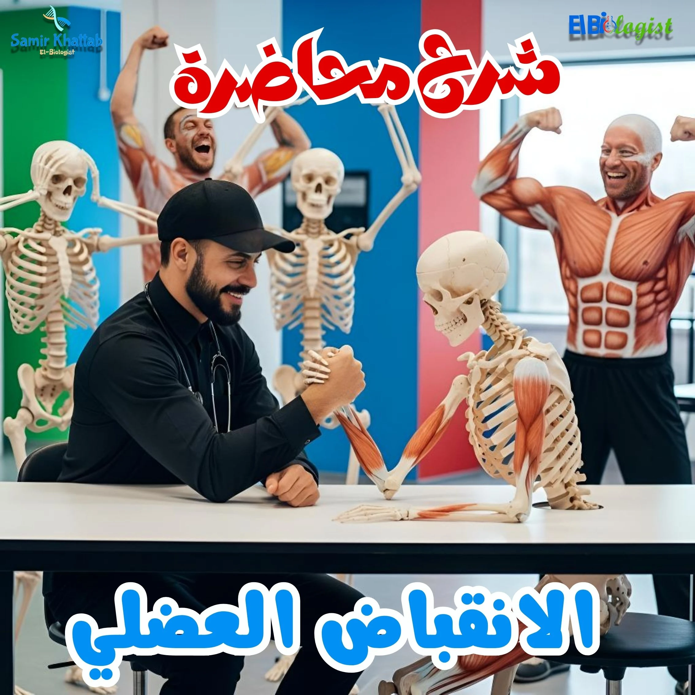 محاضرة الانقباض العضلي - شرح كامل التركيب و الوظيفه - هدية