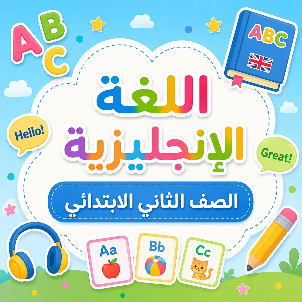 اللغة الانجليزية الصف الثاني الابتدائي