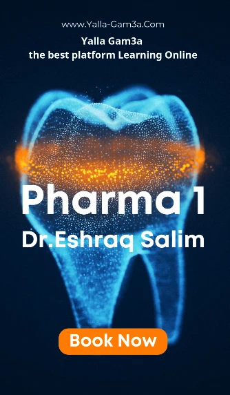 Pharma 1 - Dr.Eshraq Salim